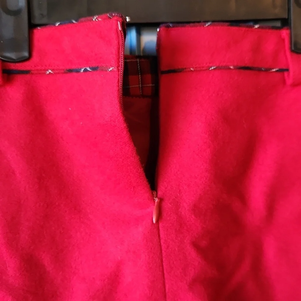 Jacadi Paris Red Wool Skirt